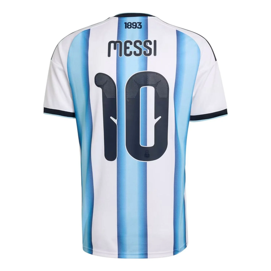 adidas Lionel Messi Argentina 2026 Home Jersey, White/Icey Blue/Light Blue, Asia Sizing KA8117