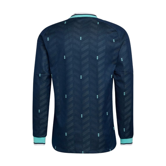 adidas Germany 2026 Away Authentic Long Sleeve Jersey, Collegiate Navy, Asia Sizing JM1382