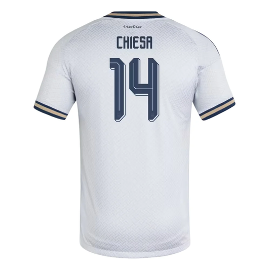 adidas Federico Chiesa Italy 26 Away Authentic Jersey, Aeroblue, Asia Sizing KX1513
