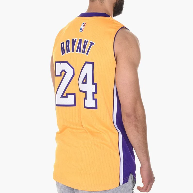 adidas Kobe Bryant Los Angeles Lakers Men’s Jersey, Yellow - A45978