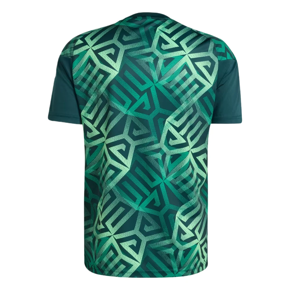 adidas Mexico 26 Home Pre-Match Jersey, Aurora Ivy, Asia Sizing