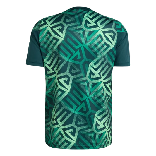 adidas Mexico 26 Home Pre-Match Jersey, Aurora Ivy, Asia Sizing