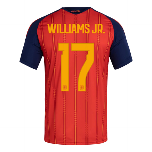 adidas Nicholas Williams Arthuer Spain 26 Home Jersey, Vivid Red, Asia Sizing KW7714