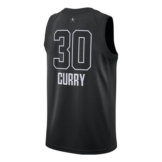 Air Jordan x NBA Stephen Curry Golden State Warriors All-Star Edition Swingman Jersey #30 – Black