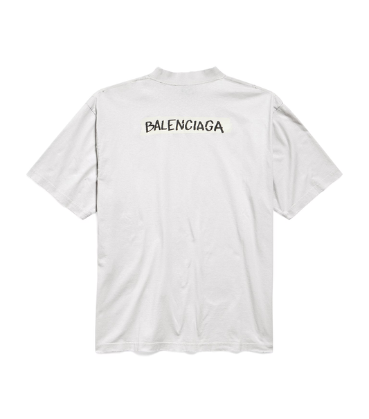 Balenciaga Cotton Masking Tape Logo T-Shirt