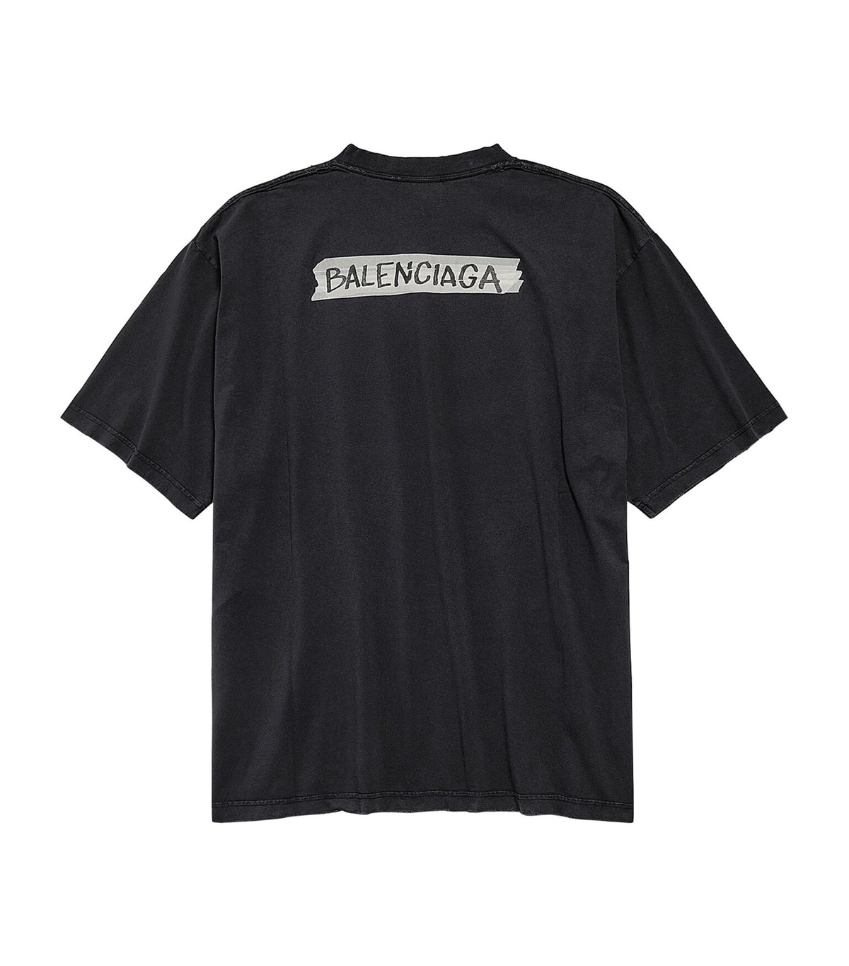 Balenciaga Cotton Masking Tape Logo T-Shirt