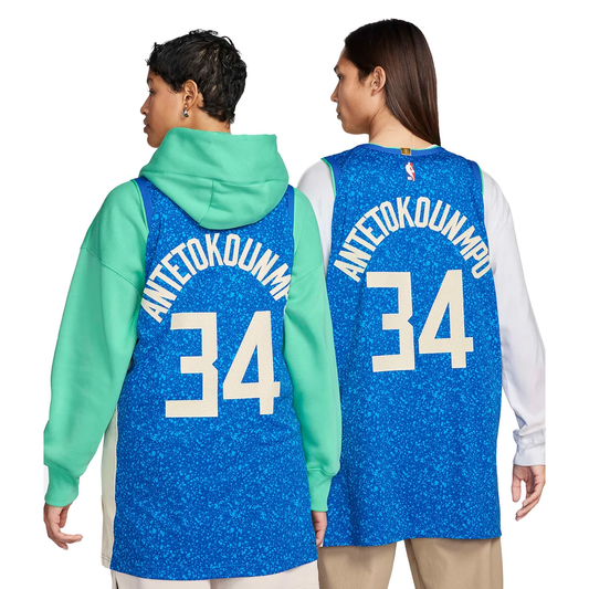 Nike Dri-FIT ADV NBA Authentic Jersey 2023/24 City Edition – Giannis Antetokounmpo #34 Milwaukee Bucks - DX8766-406