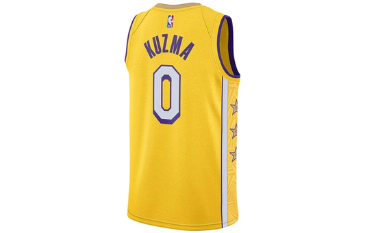 Nike NBA Kyle Kuzma #0 Los Angeles Lakers 2019–20 Lore Series Swingman Jersey - Yellow - AV4646-728