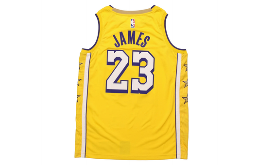 Nike NBA LeBron James #23 Los Angeles Lakers 2019–20 City Limited Fan Edition Swingman Jersey - AV4646-729