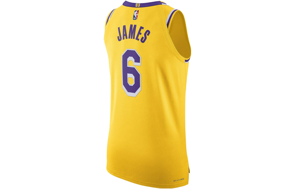 Nike x NBA Los Angeles Lakers LeBron James Jersey - Yellow - DM6028-728