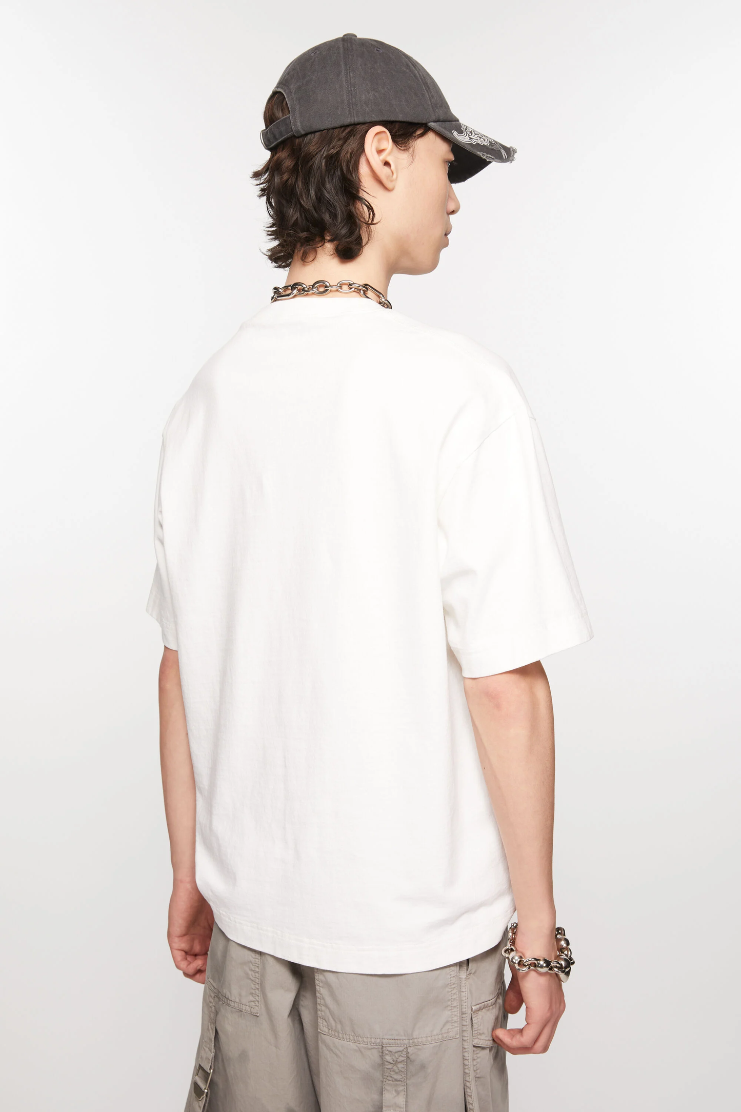Acne Studios Stamp Logo Relaxed Fit S/S T-Shirt