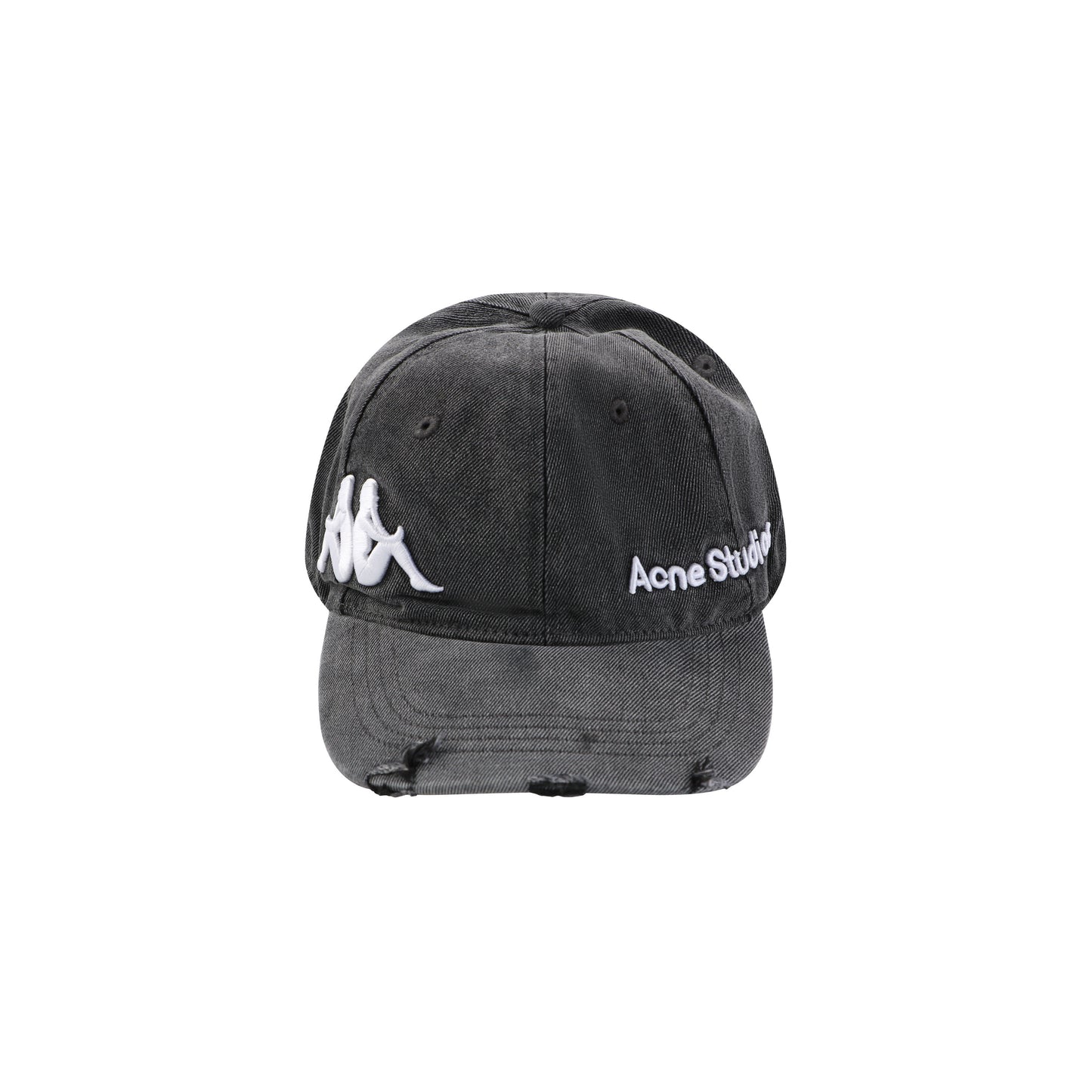 Acne Studios x Kappa Twill Logo Cap – Black