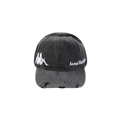 Acne Studios x Kappa Twill Logo Cap – Black