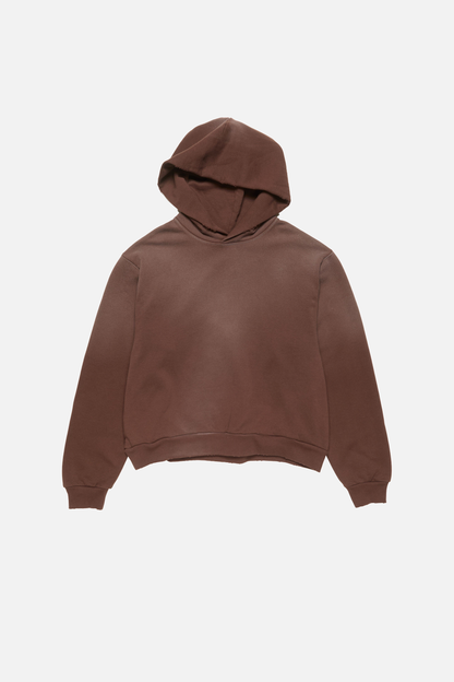 Acne Studios Fleece Logo Hoodie – Chocolate Brown