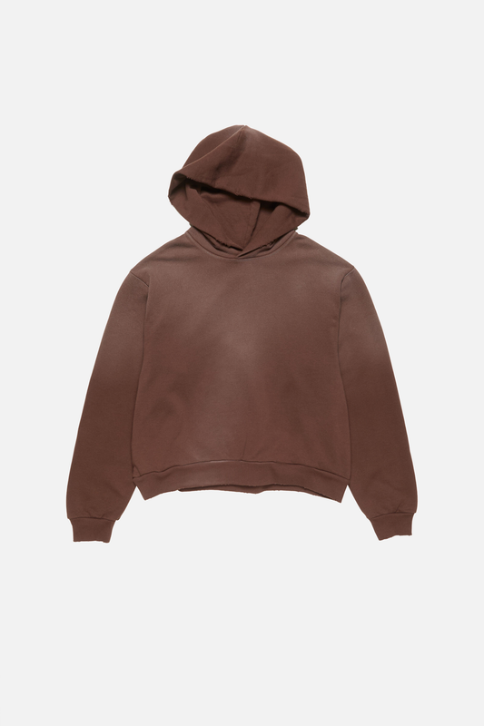 Acne Studios Fleece Logo Hoodie – Chocolate Brown