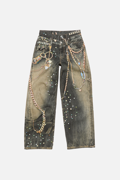 Acne Studios Trompe-L’Œil Loose Fit Jeans