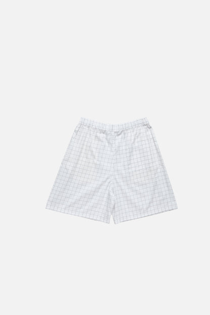 Acne Studios Casual Check Shorts – White / Black