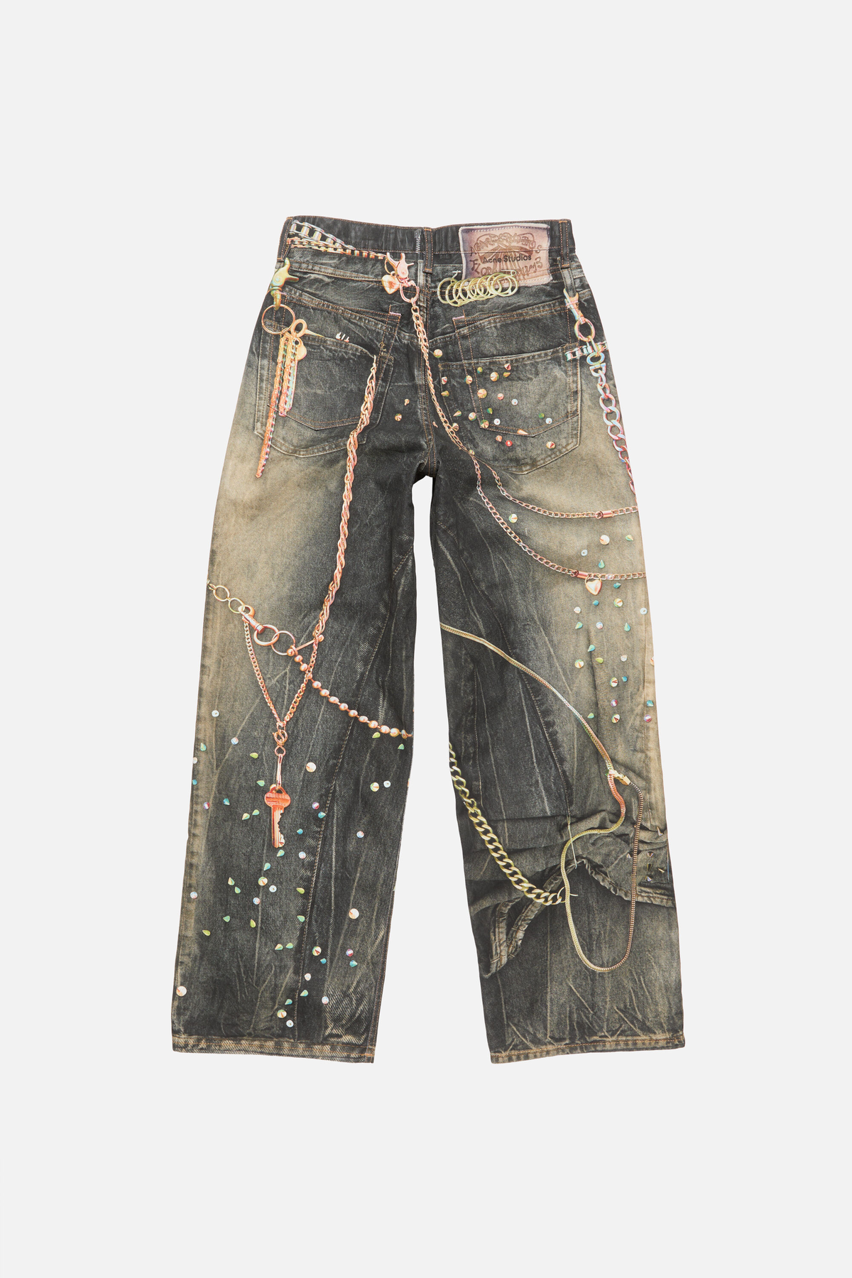 Acne Studios Trompe-L’Œil Loose Fit Jeans