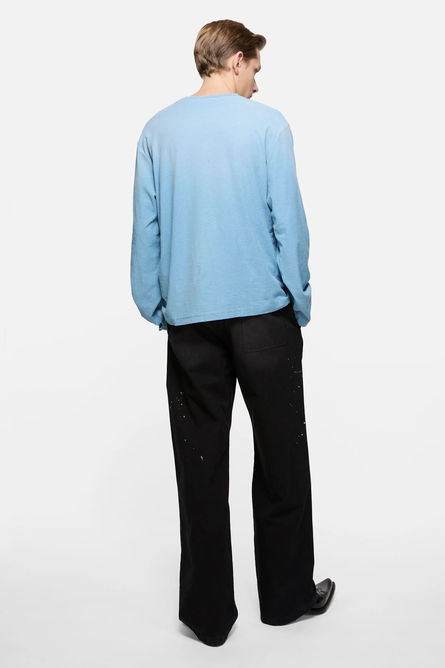 Acne Studios Sprayed 1996 Logo S/S T-Shirt – Cornflower Blue
