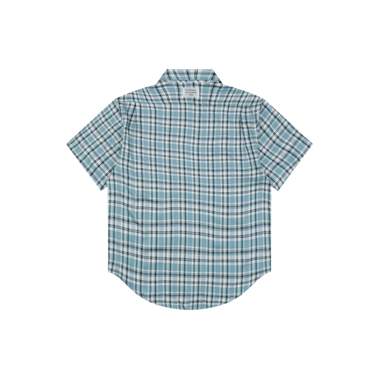 Acne Studios Checked Flannel Shirt – Turquoise / Blue / White