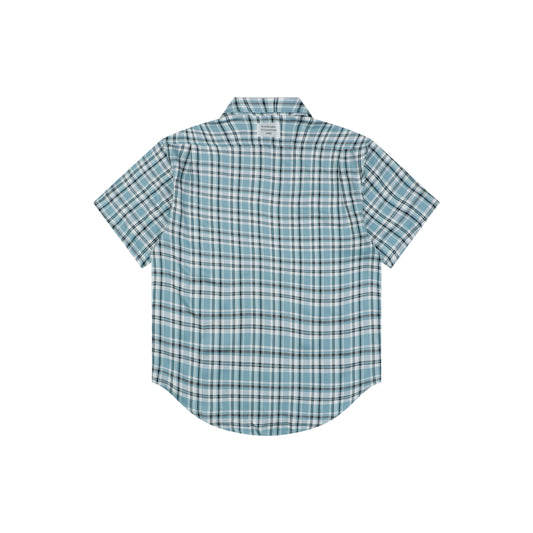Acne Studios Checked Flannel Shirt – Turquoise / Blue / White
