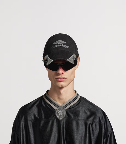 Balenciaga Logo Football Cap — One Size
