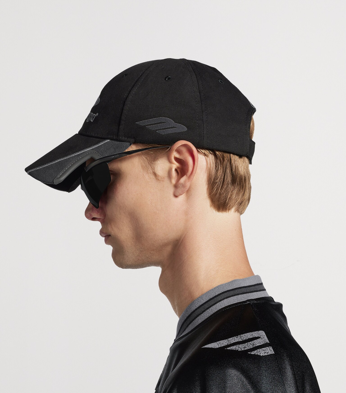 Balenciaga Logo Football Cap — One Size