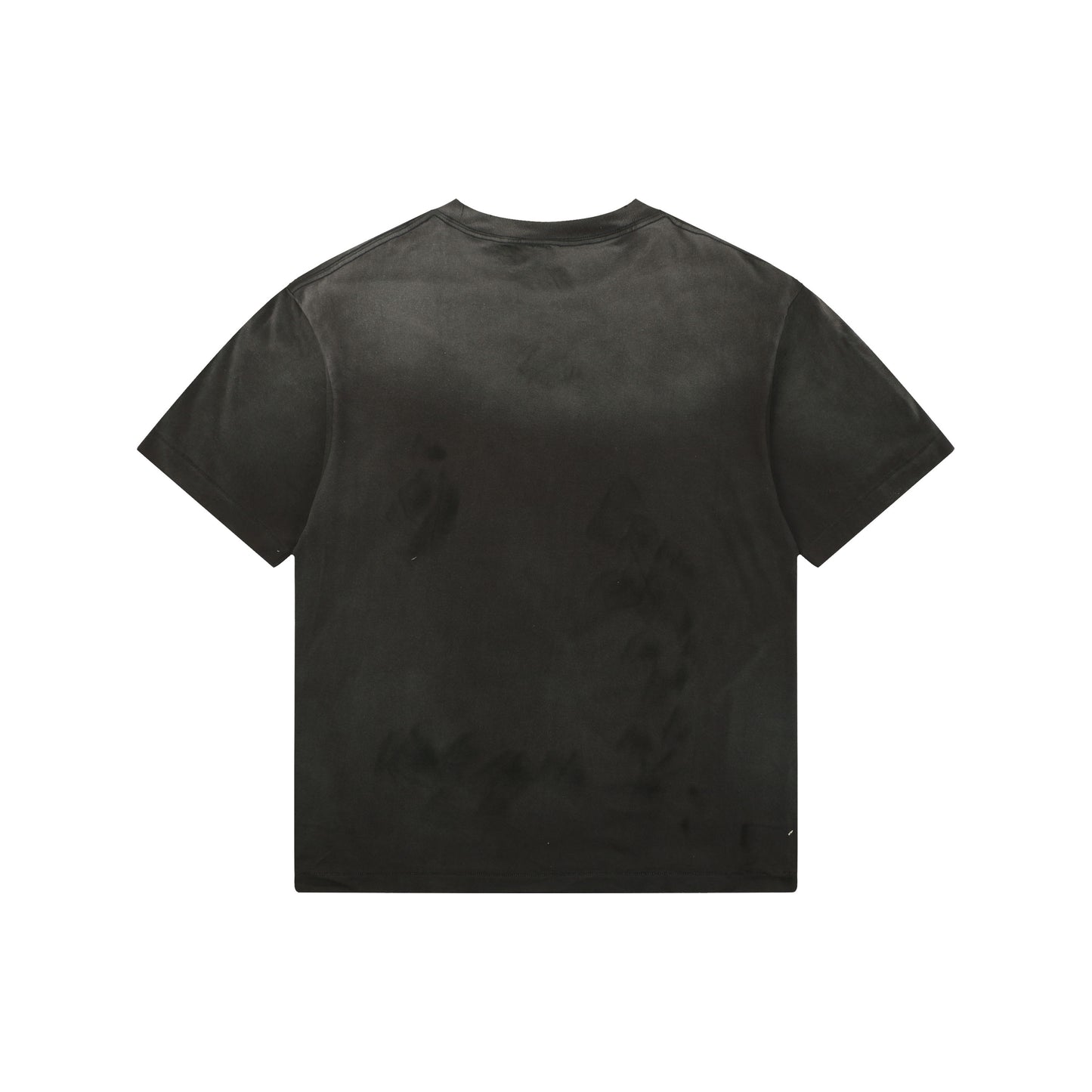 Saint Michael "The Almighty Saint" Retro Cartoon Graphic T-Shirt – Washed Black