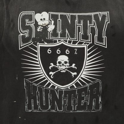 Saint Michael × Bounty Hunter "Sainty Hunter" Skull Crest Graphic T-Shirt – Washed Black