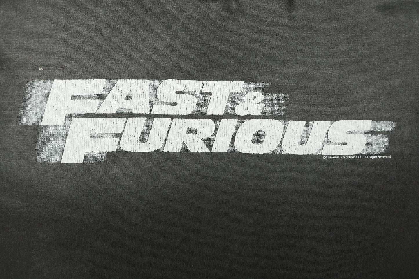 Saint Michael × Fast & Furious Logo Graphic T-Shirt – Washed Black