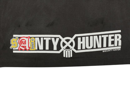 Saint Michael × Bounty Hunter "Sainty Hunter" Skull Crest Graphic T-Shirt – Washed Black