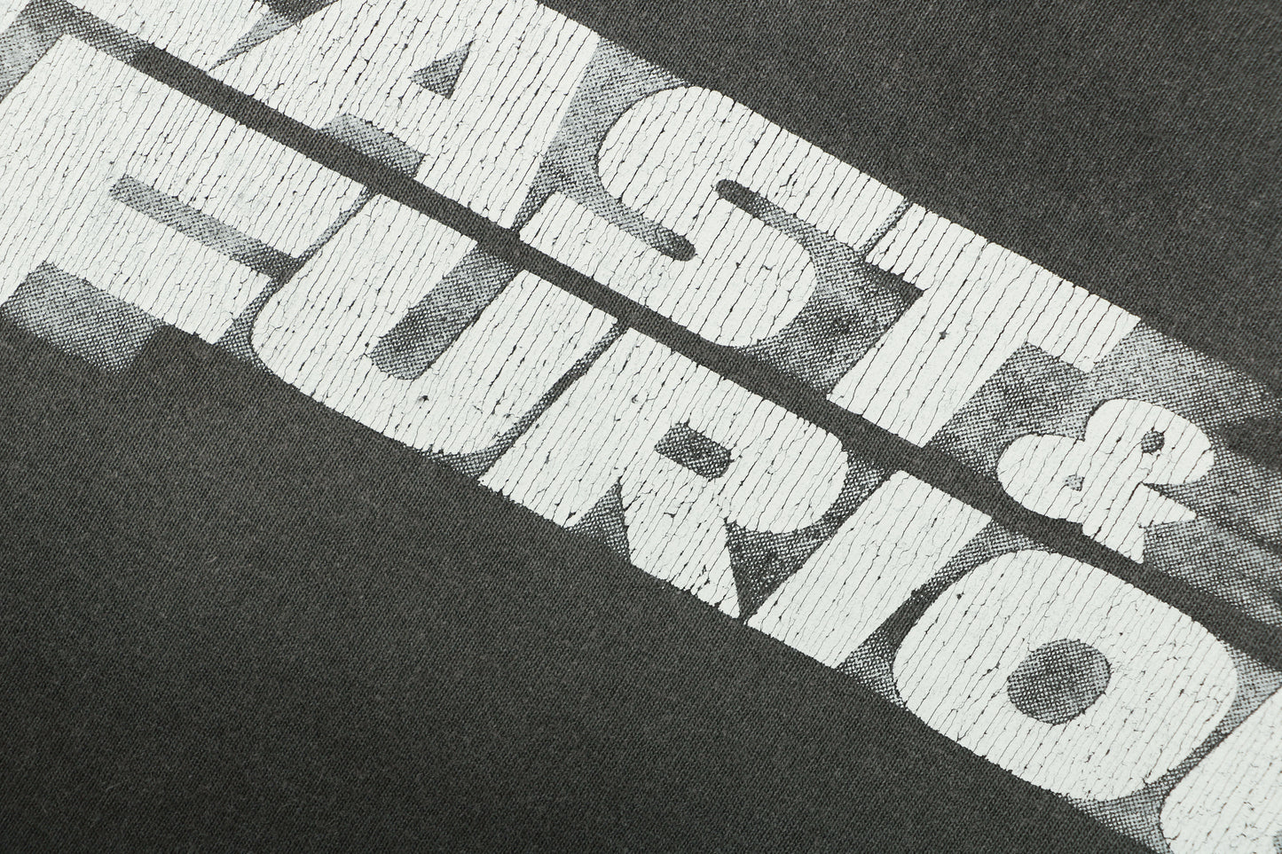 Saint Michael × Fast & Furious Logo Graphic T-Shirt – Washed Black