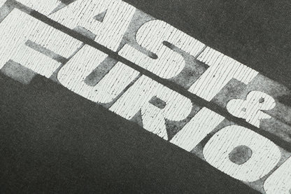 Saint Michael × Fast & Furious Logo Graphic T-Shirt – Washed Black