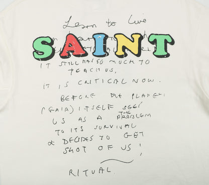 Saint Michael x Jamie Reid Graphic S/S T-Shirt – White