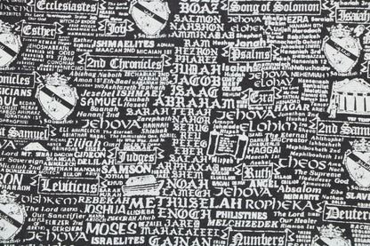 Saint Michael "Tree of Life" Typography Graphic T-Shirt – Washed Black