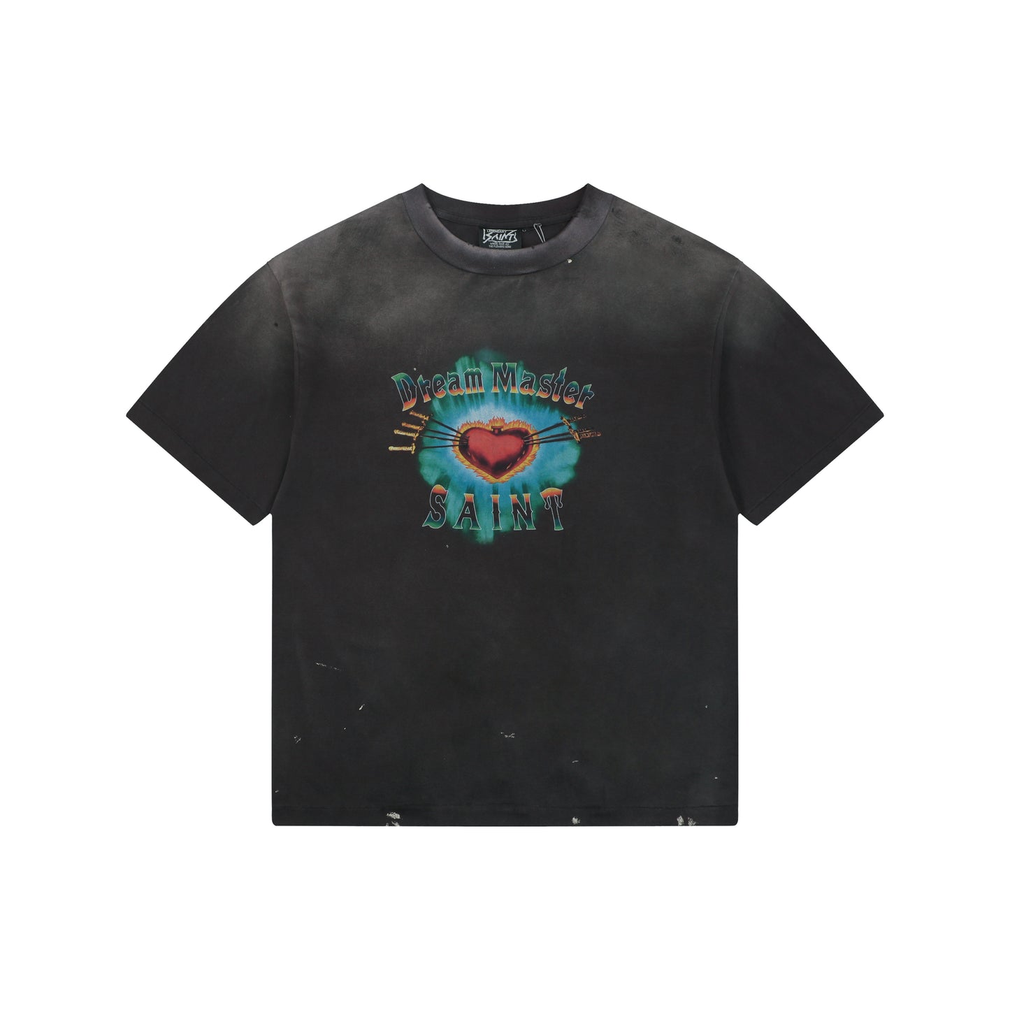 Saint Michael Dream Master Sacred Heart Graphic T-Shirt – Charcoal