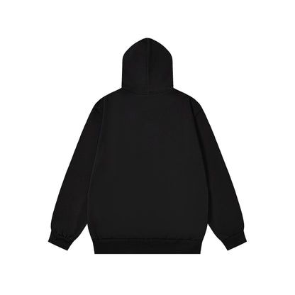 Sp5der OG Web Hoodie – Black / Fire