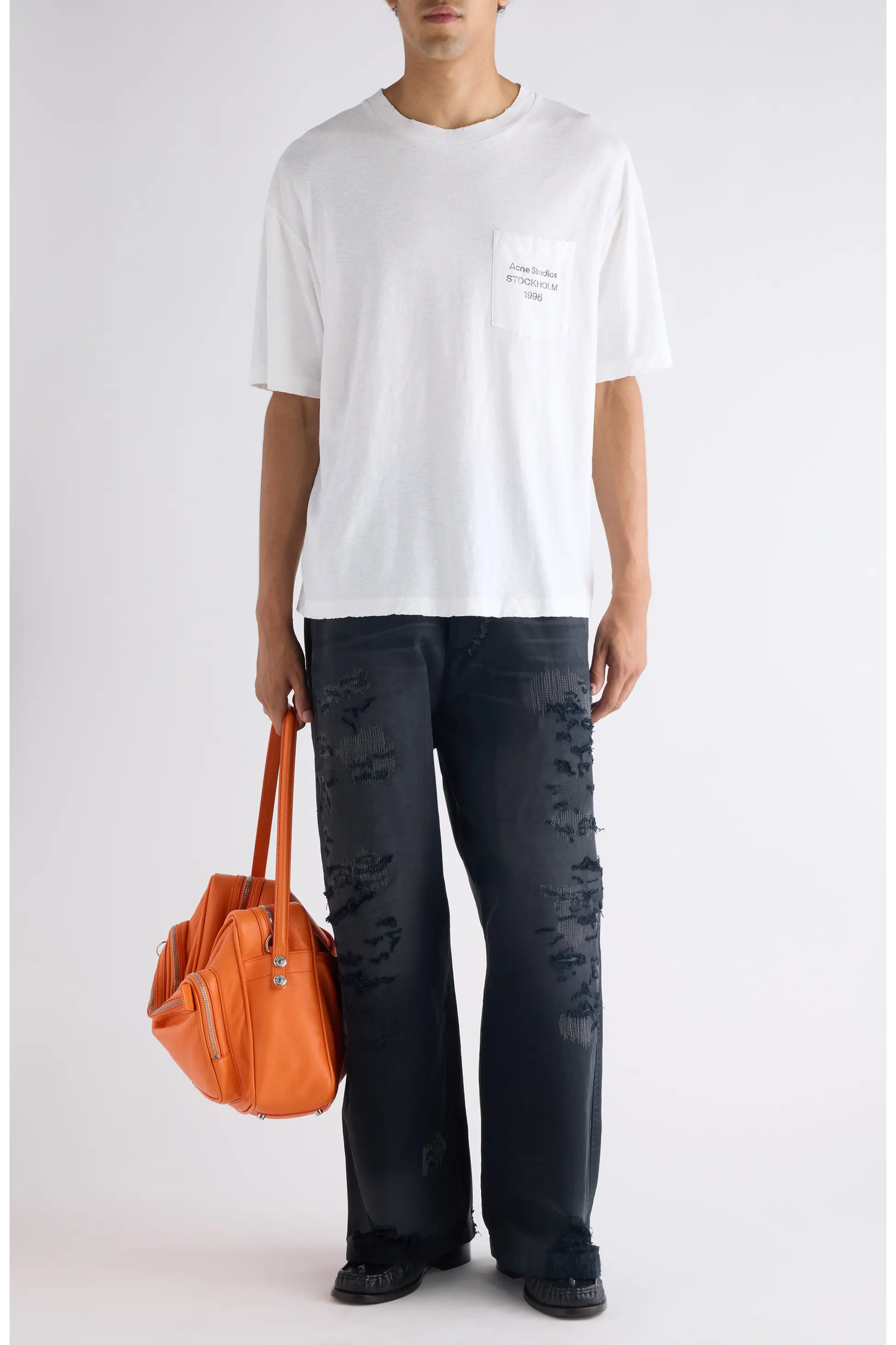Acne Studios Exford Logo Pocket S/S T-Shirt