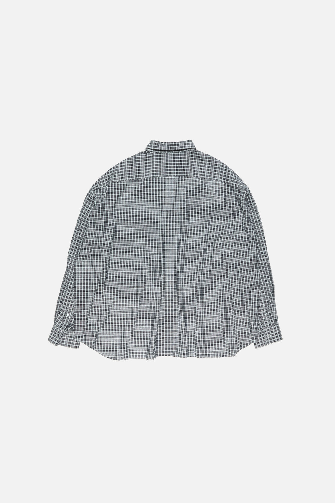 Acne Studios Flannel Button-Up Shirt – Black / White