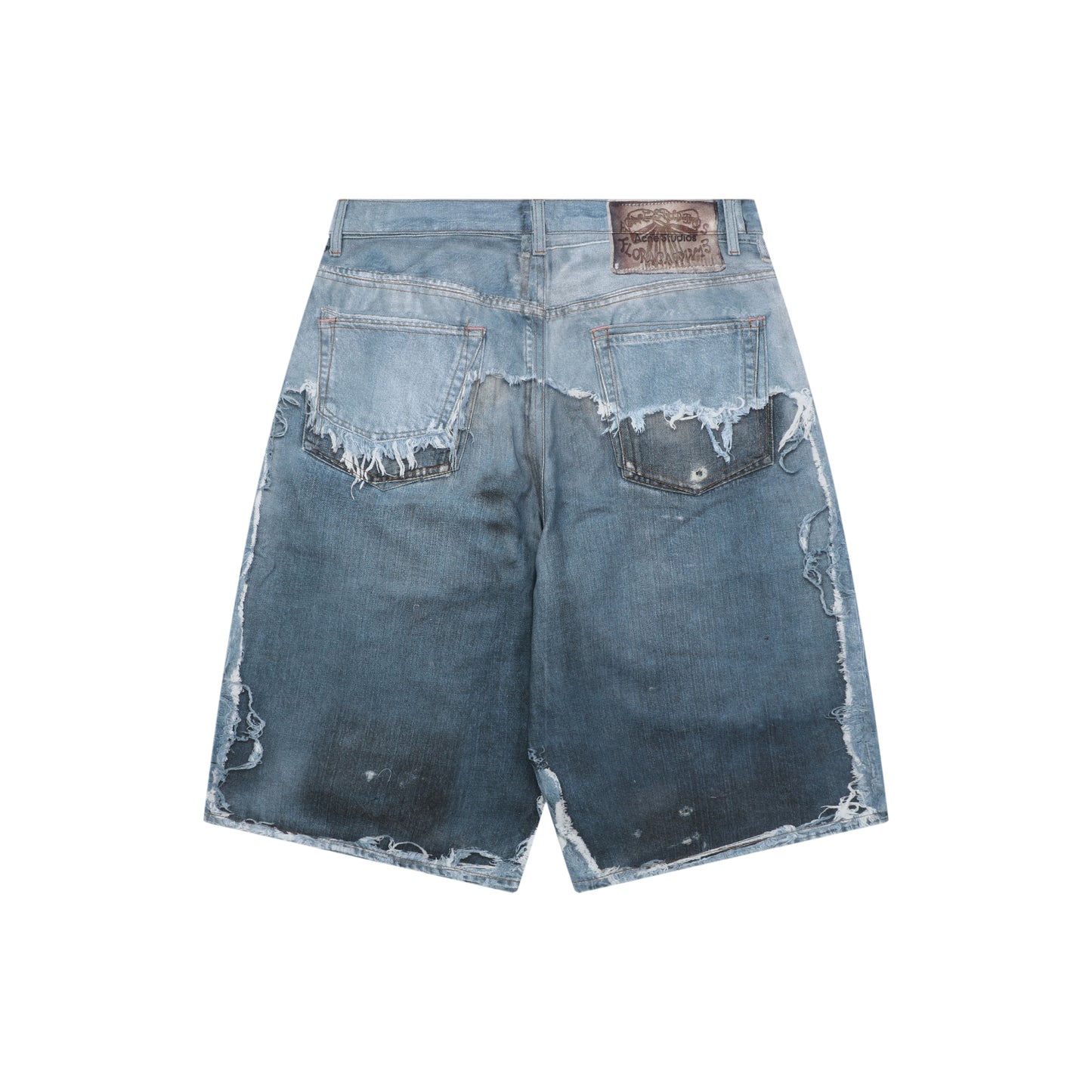 Acne Studios Distressed Denim Shorts