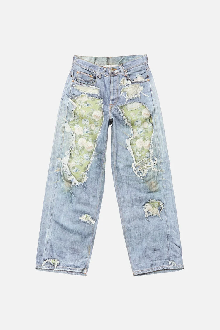 Acne Studios Blue Trompe L’Œil 1981 Jeans