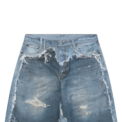 Acne Studios Distressed Denim Shorts