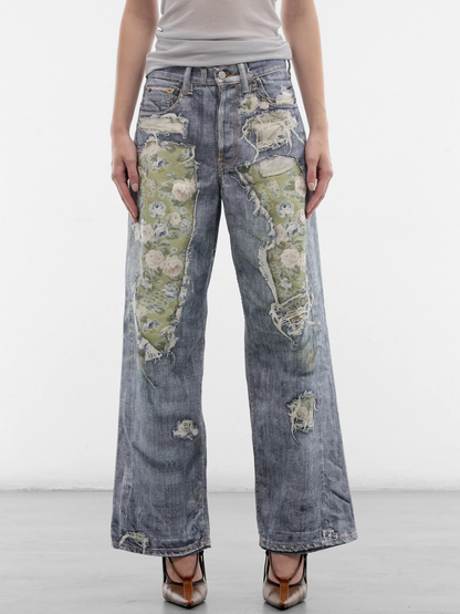 Acne Studios Blue Trompe L’Œil 1981 Jeans