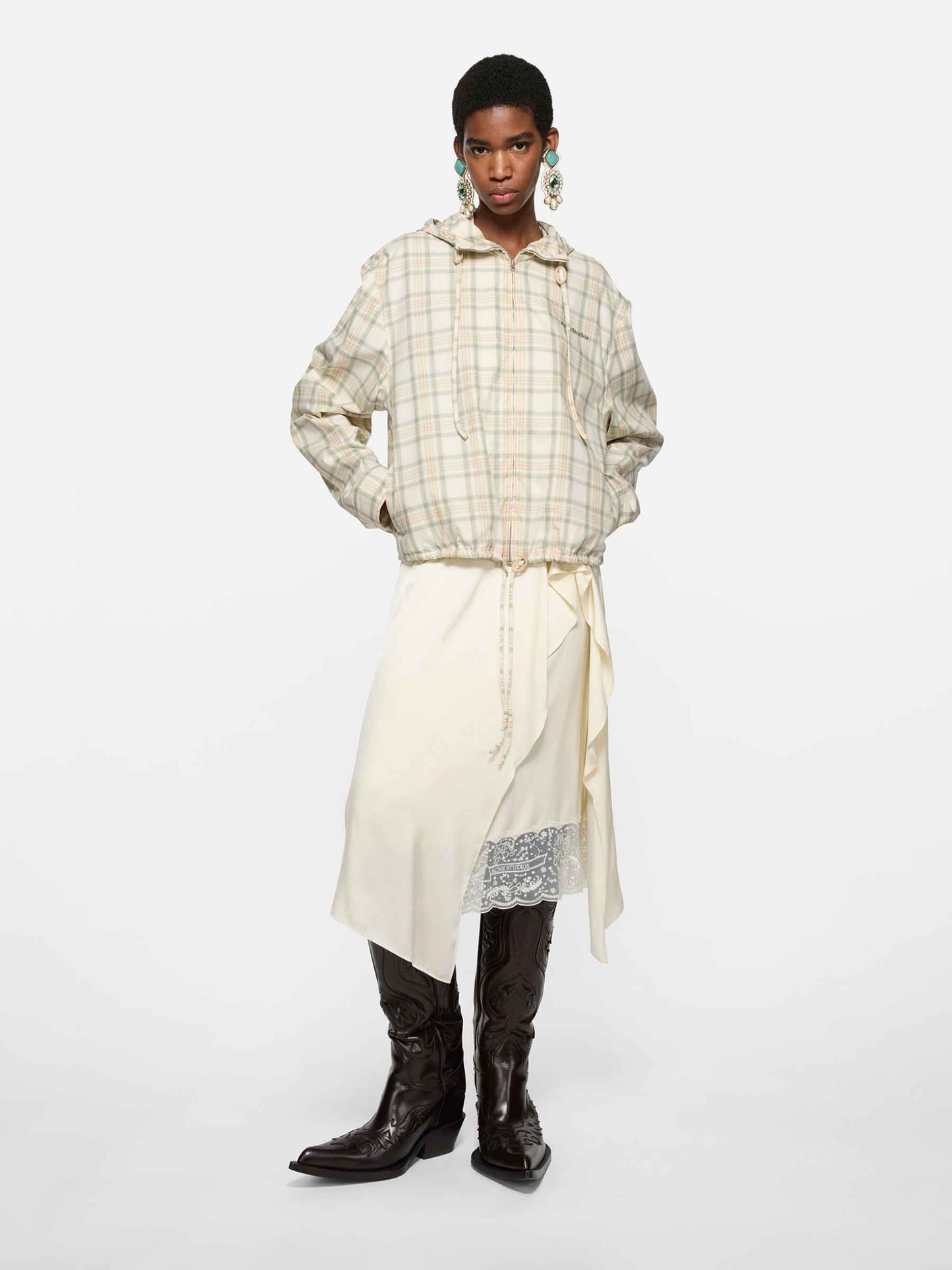 Acne Studios Hood Check Jacket