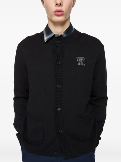 Acne Studios Ribbed Button-Up Cardigan