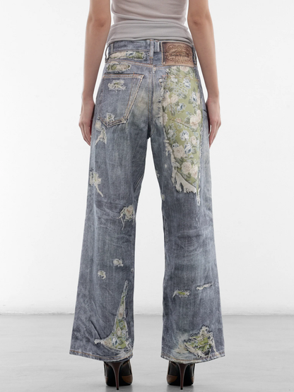 Acne Studios Blue Trompe L’Œil 1981 Jeans