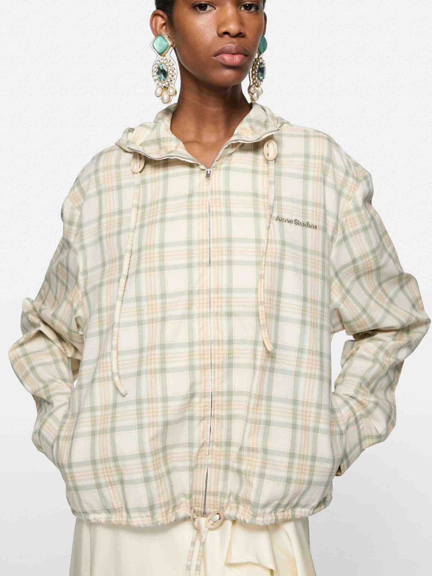 Acne Studios Hood Check Jacket