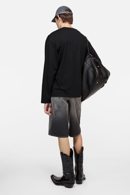Acne Studios Logo Print Long-Sleeve T-Shirt