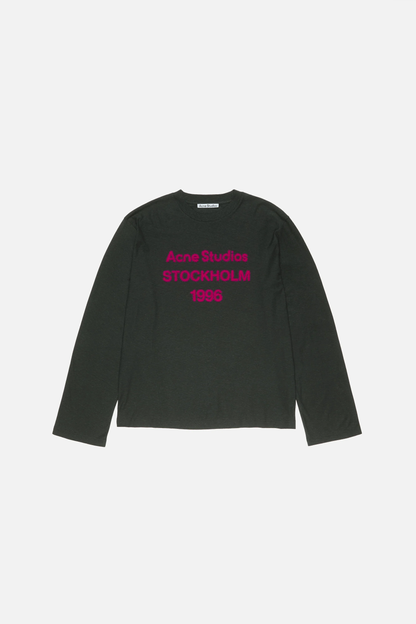 Acne Studios Logo Relaxed Fit S/S T-Shirt