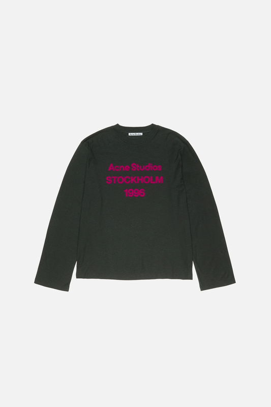 Acne Studios Logo Relaxed Fit S/S T-Shirt